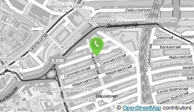 Bekijk kaart van Servicepunt De Gooyer  in Amsterdam