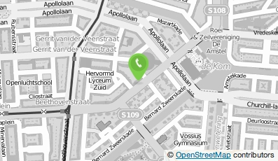 Bekijk kaart van AE Communicatie in Amsterdam
