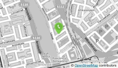 Bekijk kaart van de Marée Services in Amsterdam