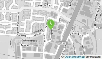 Bekijk kaart van Autobedrijf Groothuis & Twentepoort Oost B.V. in Losser