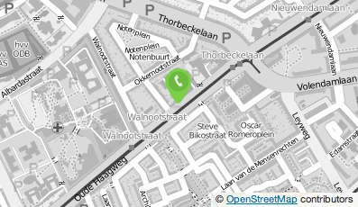 Bekijk kaart van Tegelzettersbedrijf Zwaan in Den Haag
