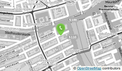 Bekijk kaart van VMVW Ondersteuningen  in Amsterdam