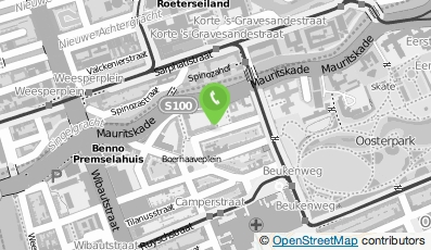 Bekijk kaart van Taxi Mauritskade V.O.F.  in Amsterdam