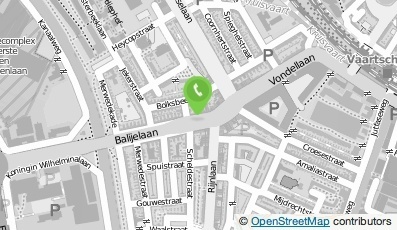 Bekijk kaart van OG maatschap Balijelaan 25/27  in Utrecht