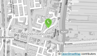 Bekijk kaart van Diëtistenpraktijk Pauline Maas-Bulk in Waddinxveen