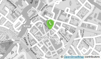 Bekijk kaart van Tops and Tees in Doetinchem