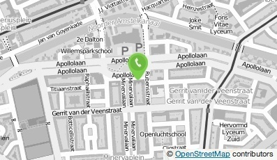 Bekijk kaart van Bureau Brandeis in Amsterdam