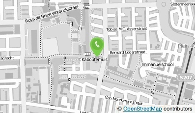 Bekijk kaart van Logopedie Westrand, locatie Kabouterhuis-West in Amsterdam