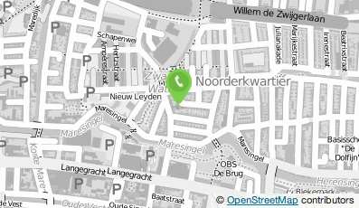 Bekijk kaart van De Singel Fysiotherapie in Leiden