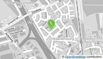 Bekijk kaart van W.J. Ververs  in Waardenburg