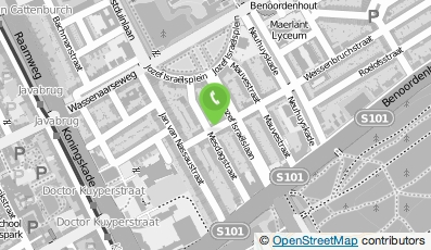 Bekijk kaart van the UPSIDE cafe Weissenbruchstraat in Den Haag