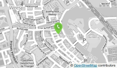 Bekijk kaart van Dansstudio Van Harten in Weesp