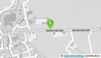 Bekijk kaart van Bouwbedrijf Hartmans-Kooistra in Wergea