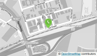 Bekijk kaart van Baderie Houten in Houten