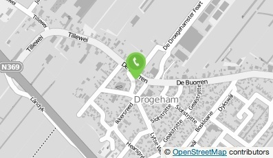 Bekijk kaart van Te Lief in Drogeham