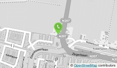 Bekijk kaart van TentVerkoop.nl Regtvoort BV in Alphen aan den Rijn