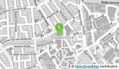 Bekijk kaart van Grandcafé Burgerzaken  in Ridderkerk