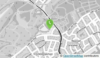 Bekijk kaart van De Jutters, centrum voor jeugd-GGZ Haaglanden B.V. in Den Haag