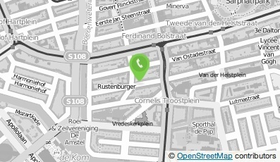 Bekijk kaart van Bureau ter Maan in Amsterdam