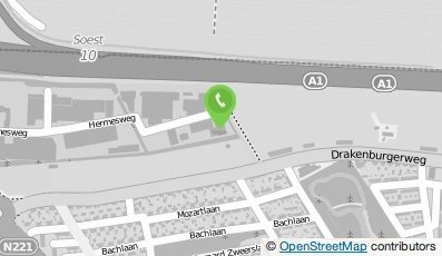 Bekijk kaart van De Baarnse Letterfabriek  in Baarn