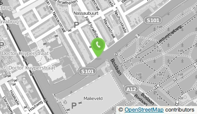 Bekijk kaart van Chauffeurstelefoon VIP Vervoer in Den Haag