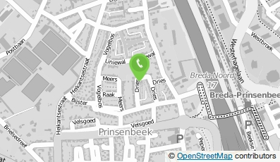 Bekijk kaart van Taxi Prinsenbeek - Breda | 06 47 88 5555 | 24/7 Online Service in Prinsenbeek