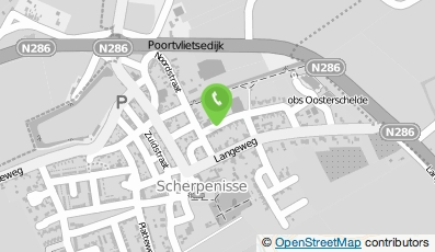 Bekijk kaart van G M Ponse dienstverlening in Scherpenisse