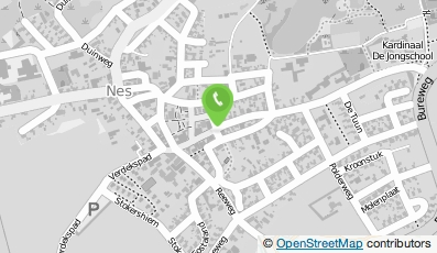 Bekijk kaart van Restaurant Binnen in Nes (gemeente Ameland Friesland)