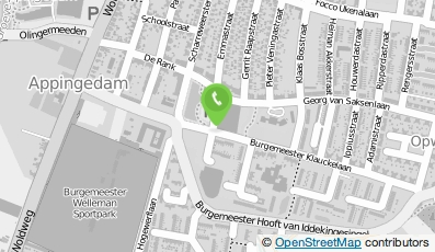 Bekijk kaart van D.I.O. Appingedam in Appingedam