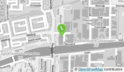 Bekijk kaart van Teken & Adviesbureau Kraaijeveld B.V. in Hardinxveld-Giessendam
