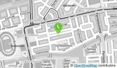 Bekijk kaart van Schildersbedrijf Oud Zuid in Amsterdam