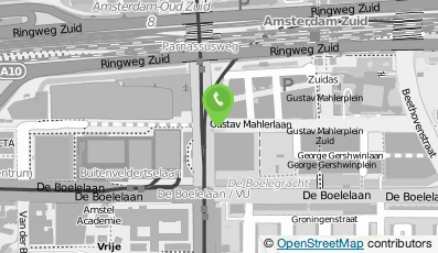 Bekijk kaart van Cosmo Hairstyling Zuid-as in Amsterdam
