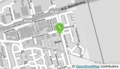 Bekijk kaart van Van Zwienen Domeinregistratie en Webhosting B.V. in Schoonhoven