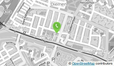 Bekijk kaart van SMC Diemen in Diemen