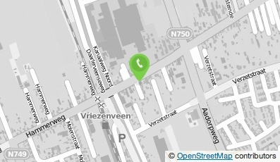 Bekijk kaart van Eetcafe/Cafetaria Westeinde in Vriezenveen