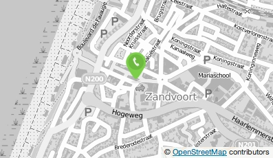 Bekijk kaart van Contigo Zandvoort restaurant en logies in Haarlem