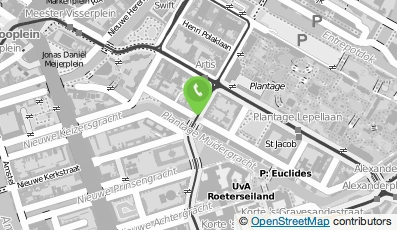 Bekijk kaart van De Pizzabakkers Plantage Kerklaan in Amsterdam