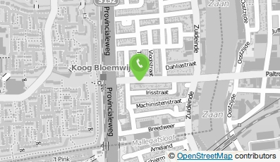 Bekijk kaart van Taxi Centrale Bloemwijk in Koog aan De Zaan