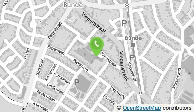 Bekijk kaart van Supermarkt Dijkstra B.V. in Bunde