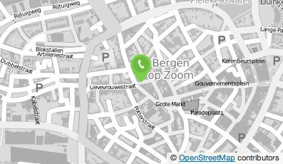 Bekijk kaart van 't Knapzakje in Bergen op Zoom