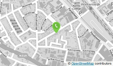 Bekijk kaart van adWinnystratie & zo  in Winterswijk