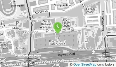 Bekijk kaart van Begraafplaats Buitenveldert in Amsterdam
