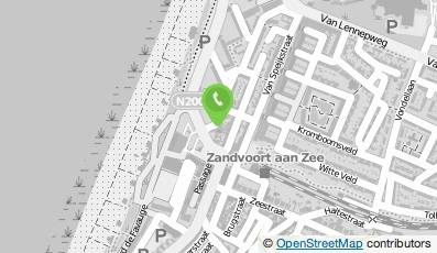 Bekijk kaart van O.G. aan Zee in Zandvoort