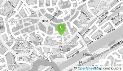 Bekijk kaart van Restaurant Basalt Middelburg in Middelburg