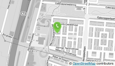 Bekijk kaart van Tieland Tennis in Nieuwegein