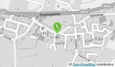 Bekijk kaart van Cafe Zaal Cafetaria De Spijker in Beers (Noord-Brabant)