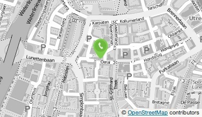 Bekijk kaart van Logopediepraktijk Binnenstad & Lunetten in Utrecht