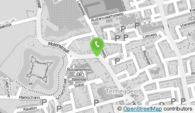 Bekijk kaart van Installatiebedrijf Hoogveldt v.o.f. in Terheijden