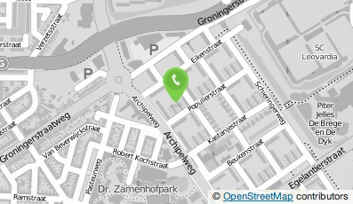 Bekijk kaart van Stukadoorsbedrijf Van der Veen in Leeuwarden