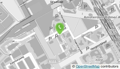Bekijk kaart van Bank Degroof Petercam Nederland Branch in Amsterdam